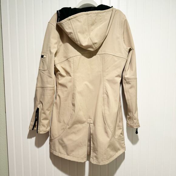 Ilse Jacobsen Tan Raincoat Fleece Lined Size 8 - Picture 7 of 7
